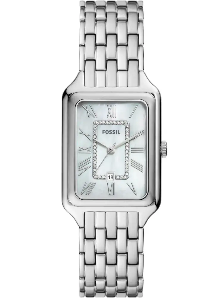 Fossil Raquel Date Silber